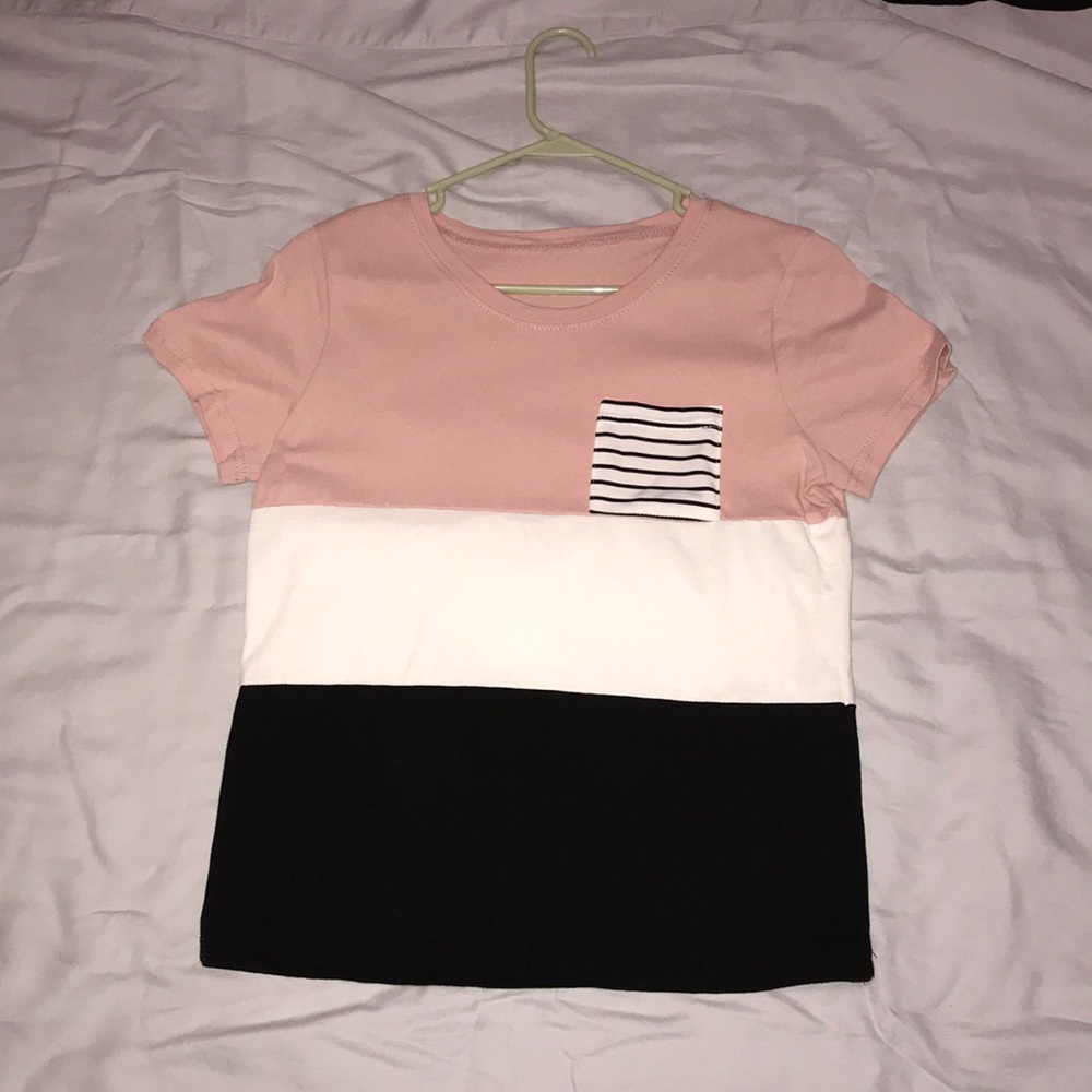 Striped pocket tee